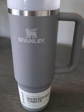 Stanley Gray 30 Oz  Travel Mug with Handle and Stainless Trim